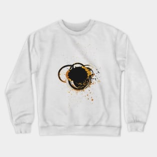 New Year Splatter Abstract Crewneck Sweatshirt